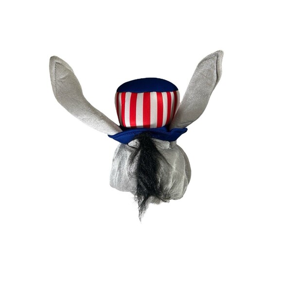 Adult DEMOCRATIC PARTY DONKEY Plush HAT OS Political Costume USA Politics- New - Picture 6 of 8